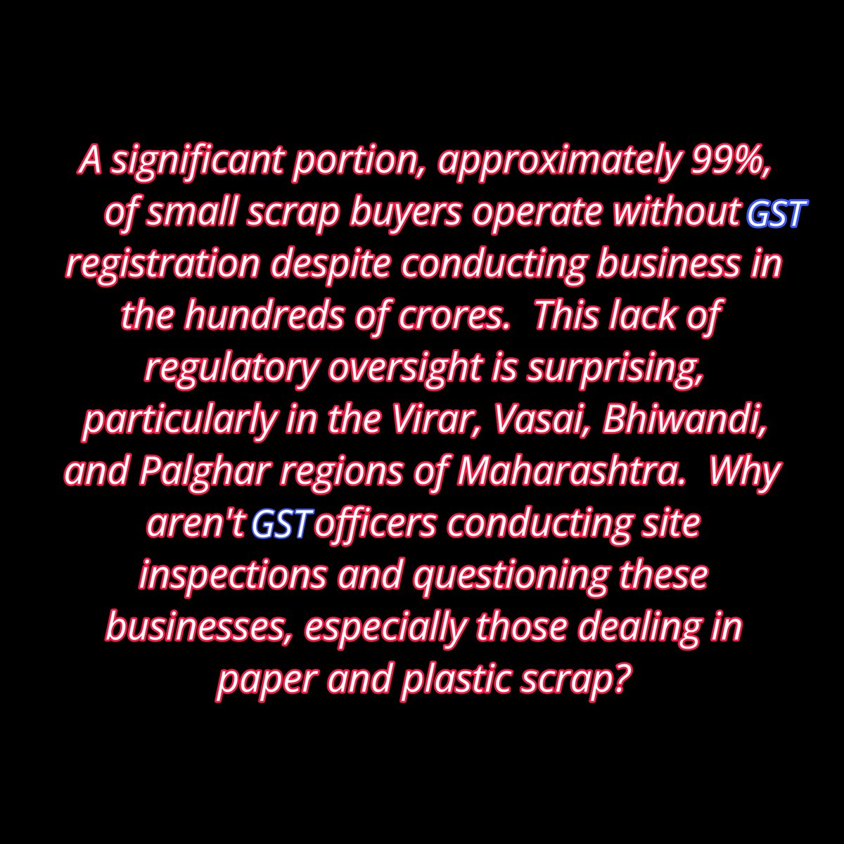 aakashmalad's tweet photo. NO GST ??? @nsitharaman  @AmitShah  @InGSTPortal  @GSTMumCentral  @Dev_Fadnavis @FinMinIndia https://t.co/mPltbGL8Up