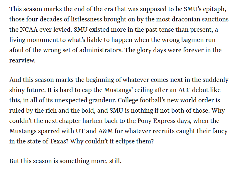 New column: I wrote about SMU and the playoff and all the things that really matter about this season, including how very Dallas it is:

dmagazine.com/sports/2024/12…