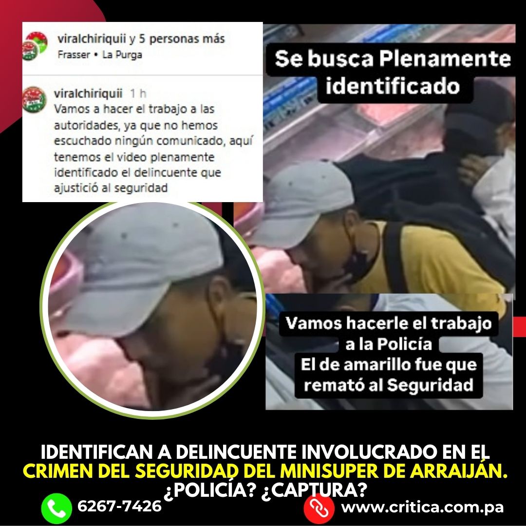 criticaenlinea's tweet photo. Las redes sociales explotan de rabia tras el brutal asesinato de un agente de seguridad en un minisúper de Loma Cova, Arraiján. 😡
Videos del crimen muestran cómo uno de los delincuentes dispara a quemarropa al trabajador.
👀Usuarios en redes ya están tras la pista de los 5 maleantes.
https://t.co/1P35LJTbia