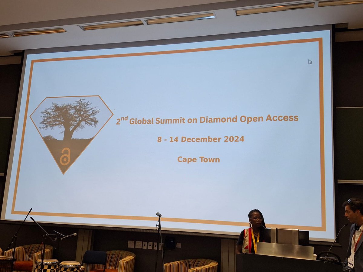 It is an absolute honor  to have our Executive Director, @joyowango, take part as a panelist in the  ongoing Open Science Forum at the 2nd Global Summit on Diamond Open Access, taking place  at <a href="/UCT_news/">UCT</a>  in South  Africa