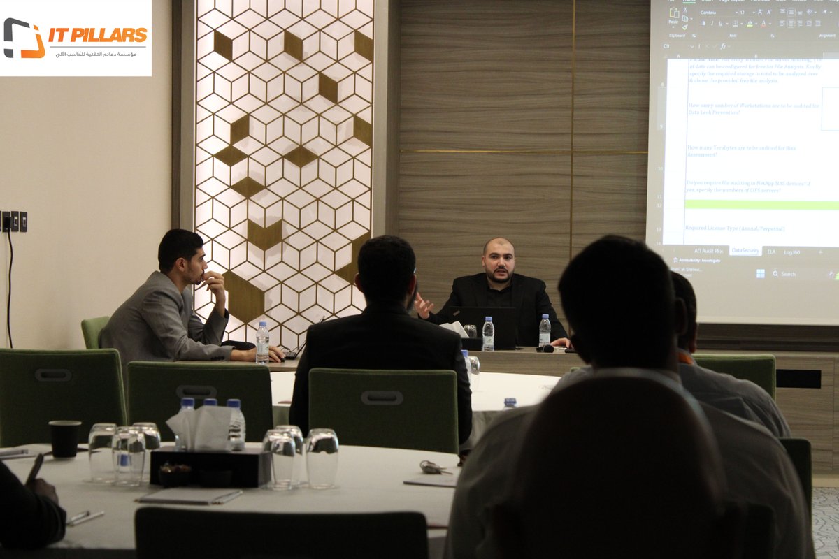 itpillars's tweet photo. In IT Pillars today's cybersecurity seminar in Riyadh was a journey into innovative security solutions from  @ManageEngine. 
Participants discovered how to protect their organizations with the latest cybersecurity advancements. 

 #CyberSecurity
#InfoTech
#Riyadh https://t.co/lL7LPzfuYO