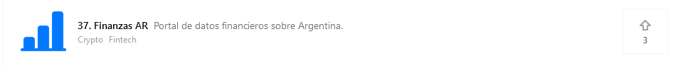 ¡#FinanzasAR aparece en <a href="/appgentina/">Appgentina</a>! 🥳
Vayan a apoyar al proyecto y a conocer otros grandes proyectos argentinos 😎