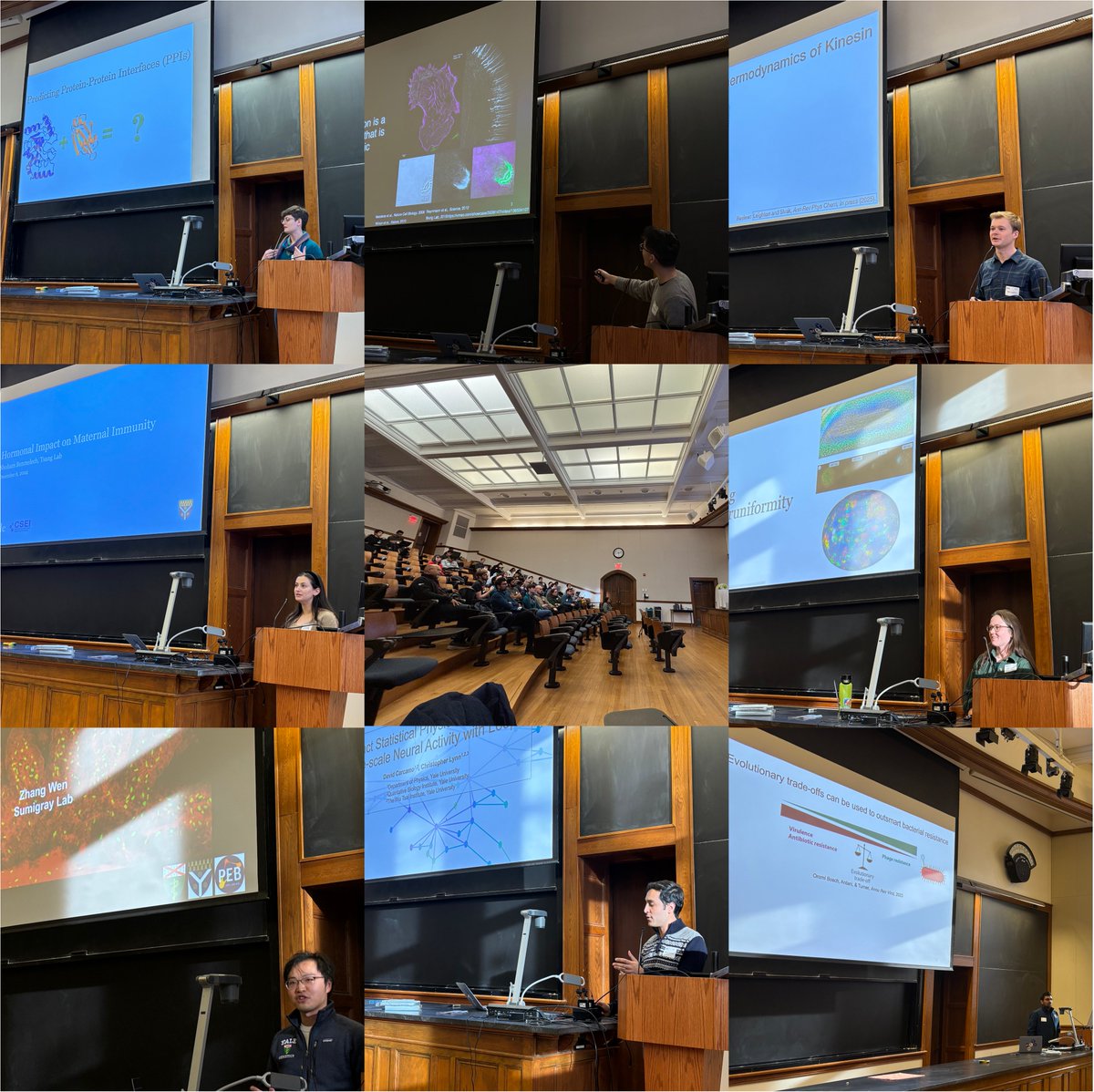Last week was our first PEB / <a href="/QbioYale/">Yale QBio</a> retreat! We heard lots of great talks and posters from graduate students and postdocs, and handed out PEB certificates to some of our fabulous PEB PhD students 🎉