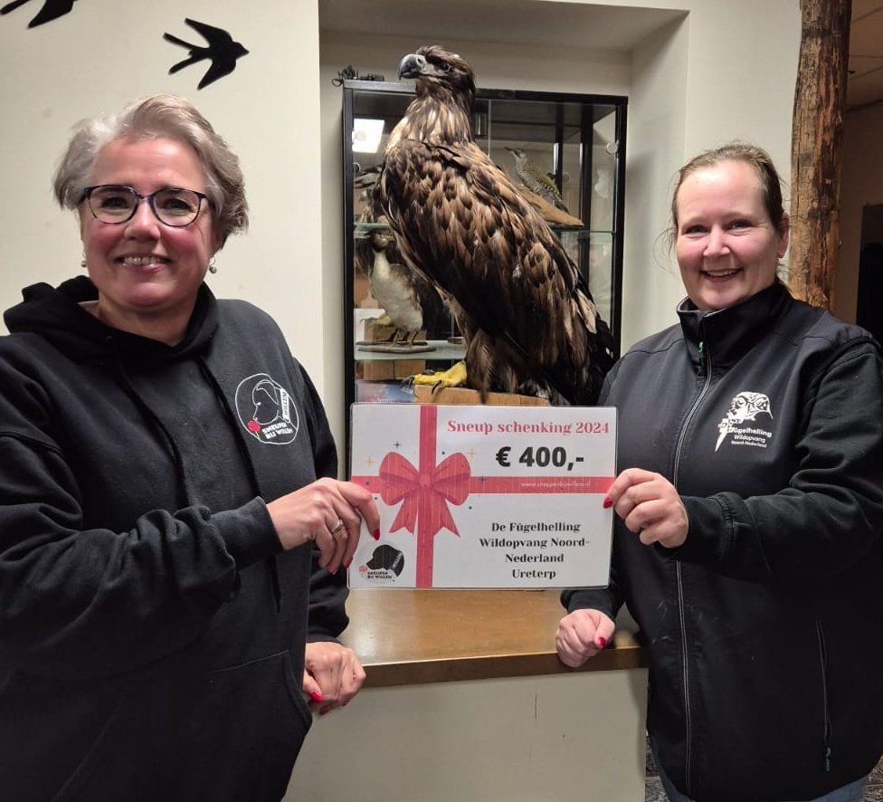 Schenking van @SneupenbijWillem
Neem eens een kijkje op: sneupenbijwillem.nl
Het bedrag komt ten goede aan een nieuw #filtersysteem onze #bassins.
Heel erg bedankt namens de #dieren!
#wildlife #rehabilitatie #wild #revalidatie #opvangcentrum #inheems #wild