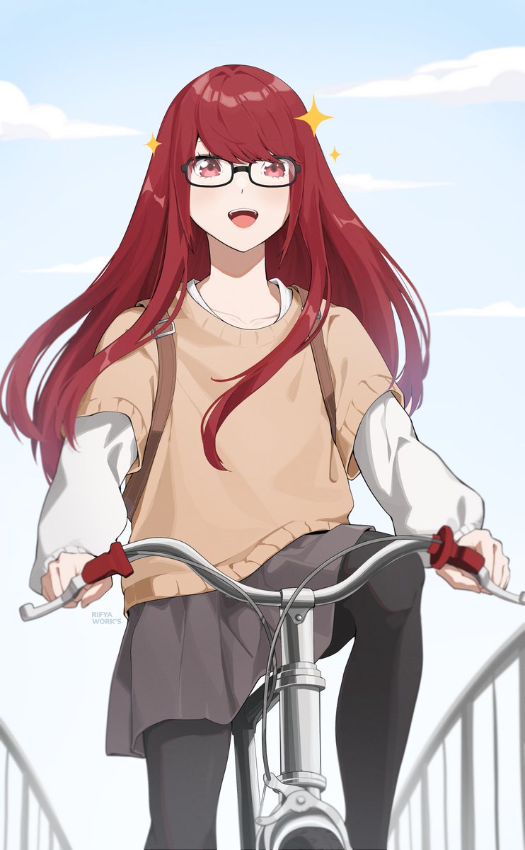 _rifyaa's tweet image. Sumire is happy! ✨

#kasumiyoshizawa #Persona5Royal