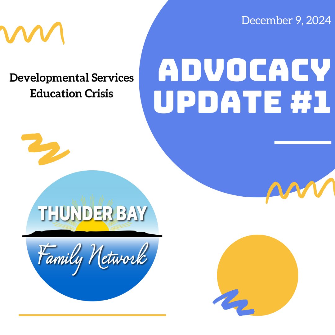 I am happy to say that the response thus far to our advocacy campaign has been incredible.  We have heard from the College, elected officials, unions, and many families and supporters. Now we need everyone to get LOUD!  #disabilty tbfn.ca/developmental-…