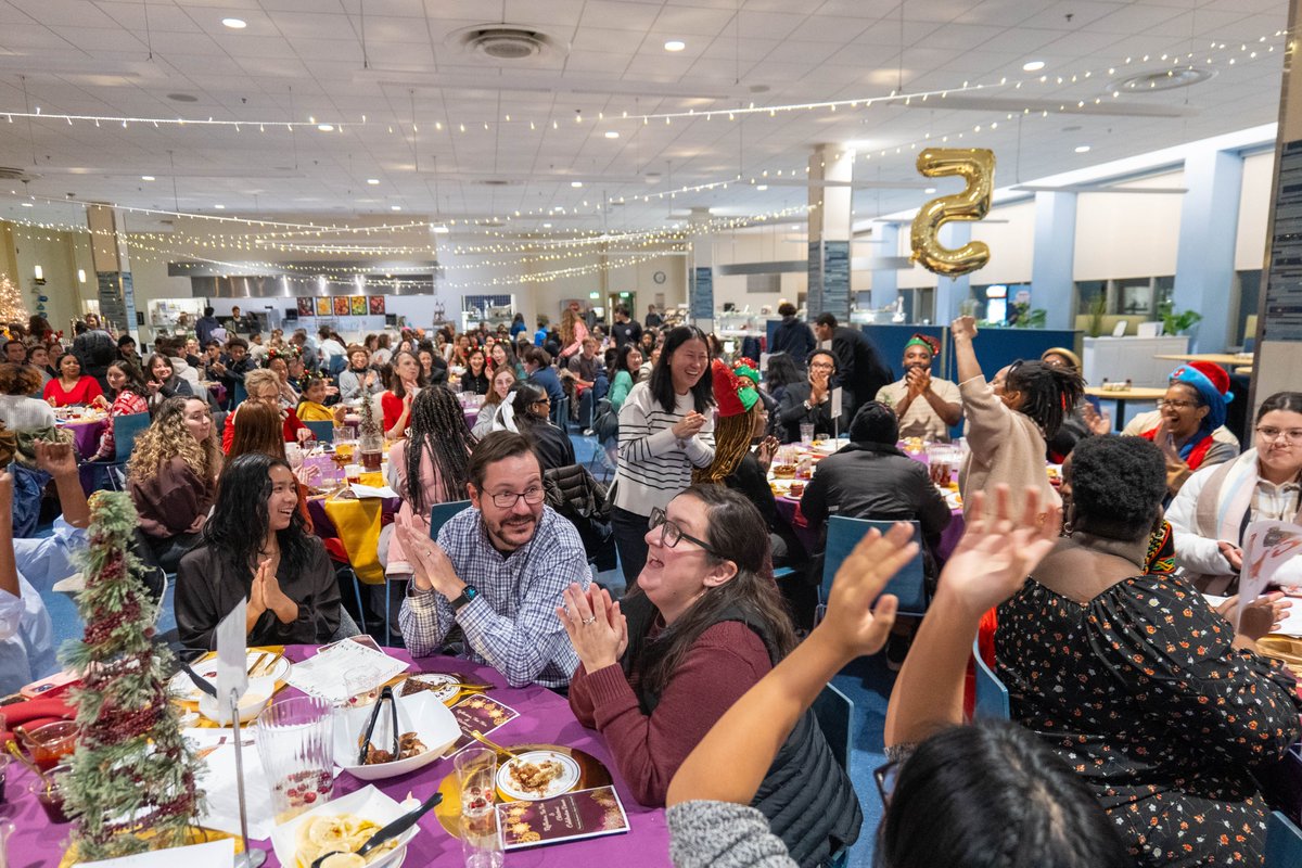 Our annual Tree Trimming &amp; Christmas Dinner brought together students, faculty &amp; staff to celebrate the holiday season, including a lively competition to sing verses from the Twelve Days of Christmas. Check out all of the event's photos: bit.ly/4fflna1