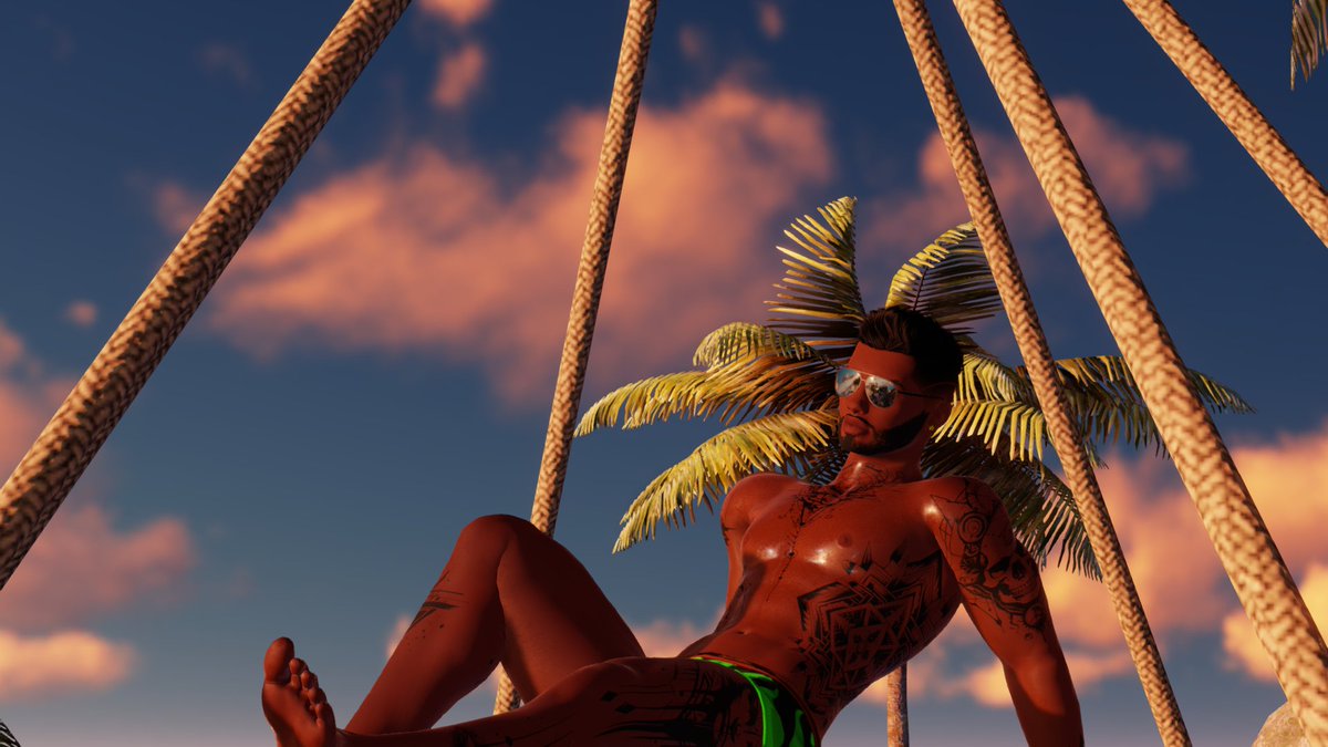 _Jason_Lv's tweet photo. Chilling at my @3dxchat beach https://t.co/jhKKEKTGpE