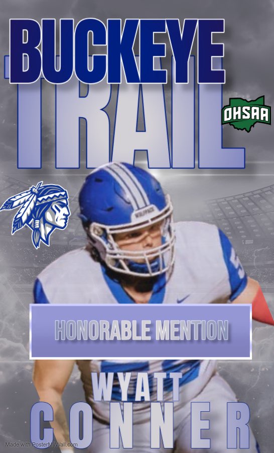 Trail Football (@btgridiron) on Twitter photo Congratulations <a href="/wyattconner56/">Wyatt Conner</a> on being named an Honorable Mention All-Ohio Offensive Lineman. Congratulations <a href="/wyattconner56/">Wyatt Conner</a> on being named an Honorable Mention All-Ohio Offensive Lineman.