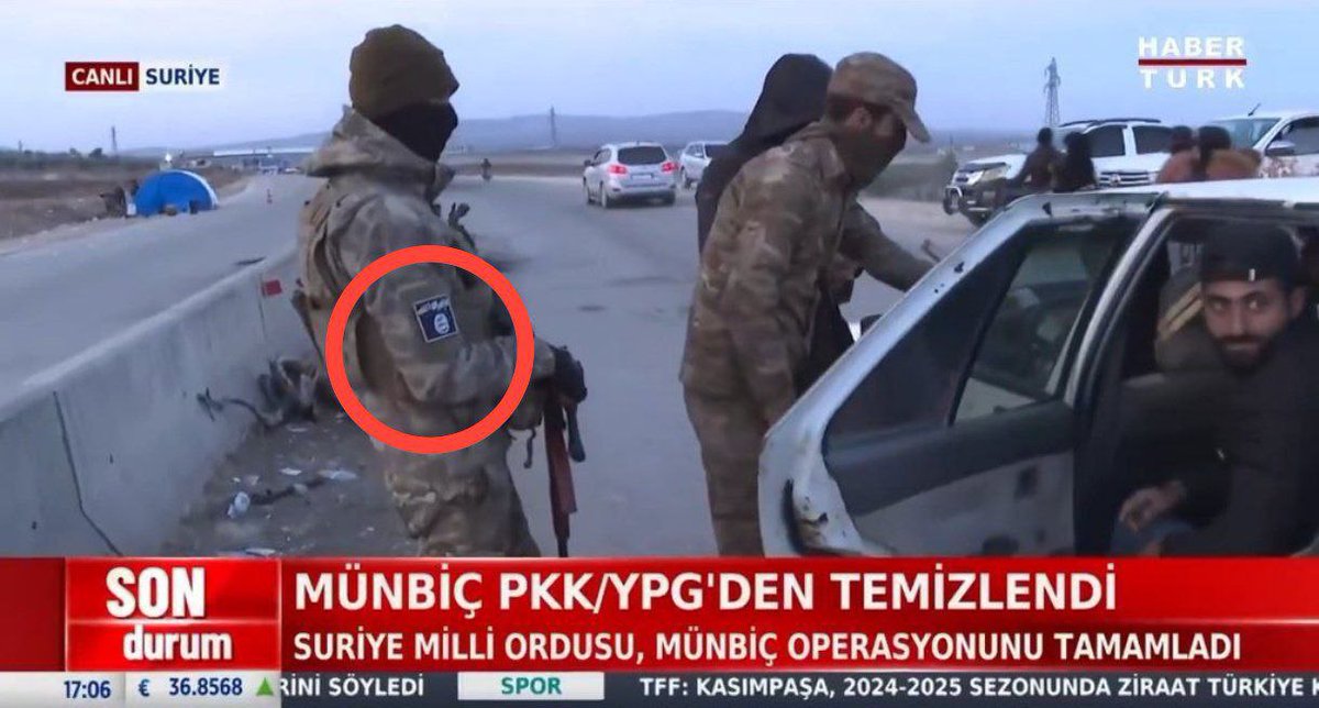 ameddicleT's tweet photo. Arima'dan Minbiç istikametine giden yolda Habertürk canlı yayını.
SMO adıyla hareket eden Işid çeteleri o esnada orada!
Bunlar 2016'da YPG tarafından Minbiç'ten çıkarılan çeteler. Şimdi yeni isimle geliyorlar. Türkiye'nin SİHA ve f16'ları desteğiyle. https://t.co/nebhOM6xuQ