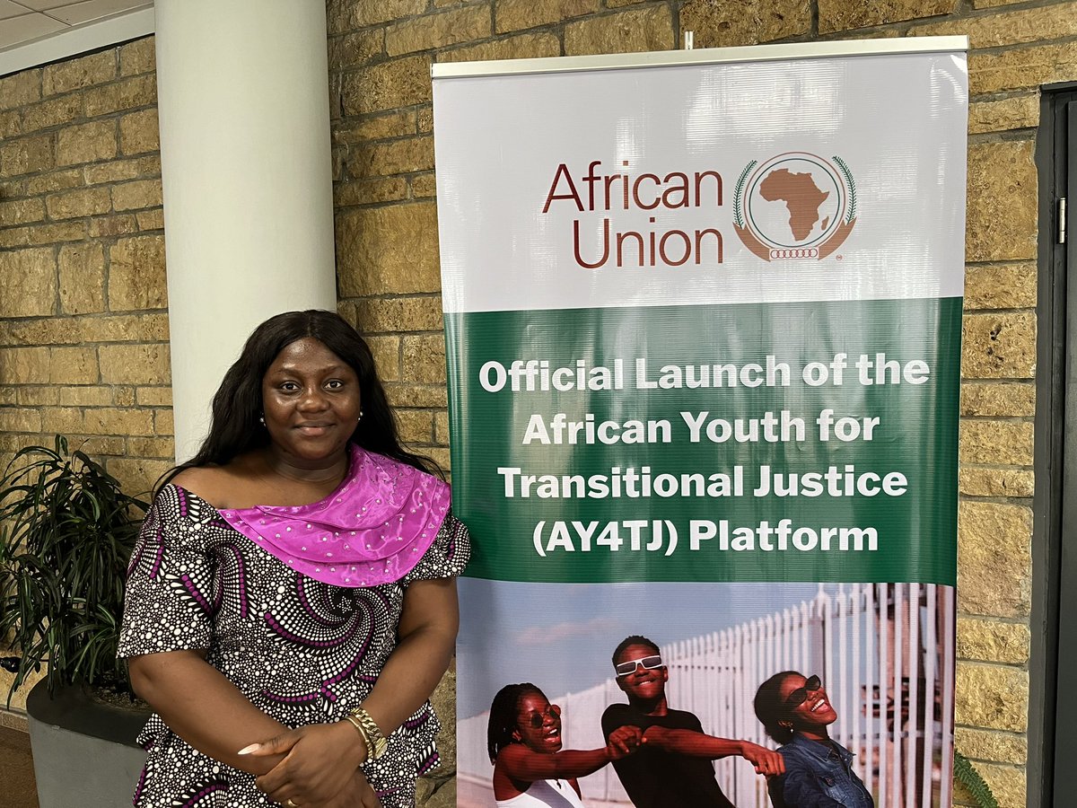 arrey_claudia's tweet photo. Day one of the official launch of the AY4TJ Platform.
I had the pleasure of sharing my perspective on the Role of Youth in TJ Processes, drawing from practical experiences in the Cameroonian context.

 @AUC_PAPS 
@UsanyOdum @EugeneBakama @ATJLF_ https://t.co/M8SlFlNVIu