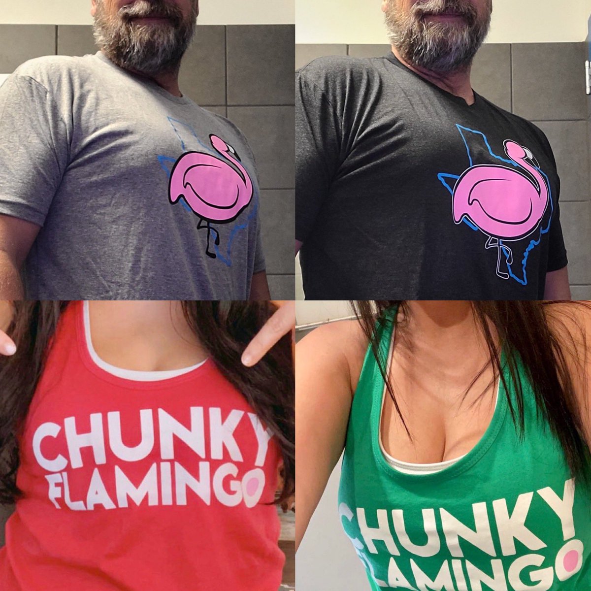 ChunkyFlamingo's tweet photo. It’s #MingoMonday 🦩 and one day closer to Christmas 🎄! Support a small business and grab those quick gifts now! Will ship today! https://t.co/S4aHXzA0GJ #ChunkyAsFlock #GetMingoed #RockingTheMingo #SupportAVeteranOwnedBusiness #SupportAfriend #TexasCompany #booty #chunks #chunky #chunkybutt #chunkyflamingosarecute #flamingo #flamingoclothes #flamingos #mensfashion #merica🇺🇸 #newcompany #online #rockingthemingo #shirts #smallbusiness #supportveteranownedbusiness #supportveterans #tanktops #texas #veteran #womensfashion #yoga #yogatop