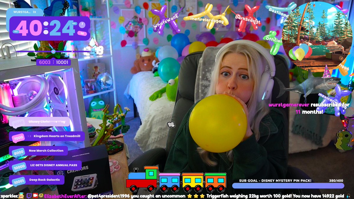 elizabethtwitch's tweet photo. There's a 🥳 HYPE TRAIN 🥳 happening over on Twitch right now, which means Liz is probably getting overwhelmed! Go check it out!

https://t.co/7SuvM8yVp0 https://t.co/8QASF9OibJ