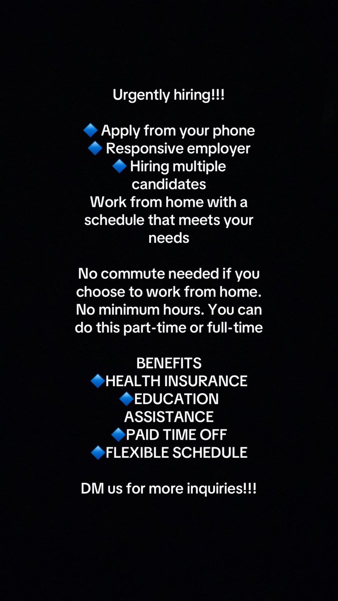 Tomekabyname's tweet photo. ZAPTA technologies hiring now!!!

#WorkFromHome #wfh #SideHustle #Employment #HIRINGNOW #workathome #howtoworkfromhome #legitwfh #WorkFromAnywhere #WorkFromHomeJobs https://t.co/7OPULQXrWh