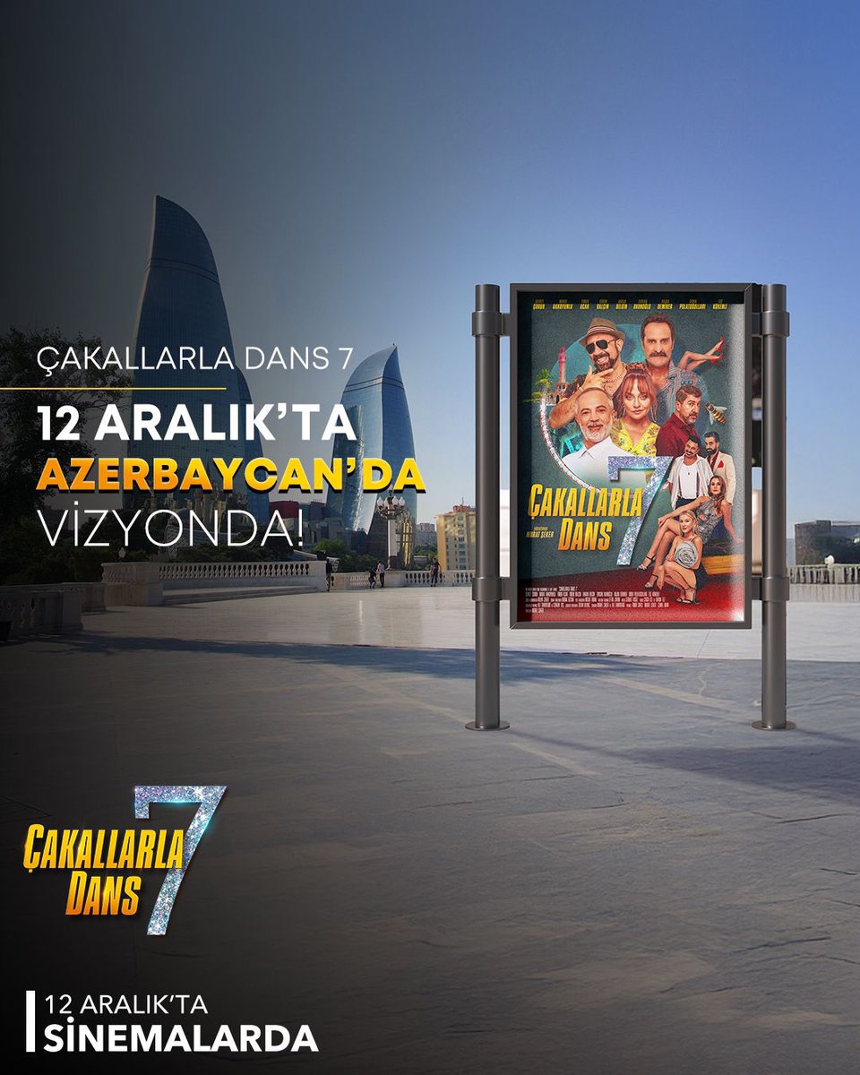 sekermurat's tweet photo. “Çakallarla Dans 7” bu perşembe günü 12 Aralık’ta Avrupa’da ve Azerbaycan’da vizyona giriyor. 
Herkese şimdiden iyi seyirler 🚀💐🙌
@Cakallarla_Dans @sevketcoruh_ @tmracar @AkkoyunluMurat @ddidembalcin @hakanbilginnet @ceyhunyilmaz @rojdademirer__ @taffpics @AFMedia1 https://t.co/zOxTjdutlg
