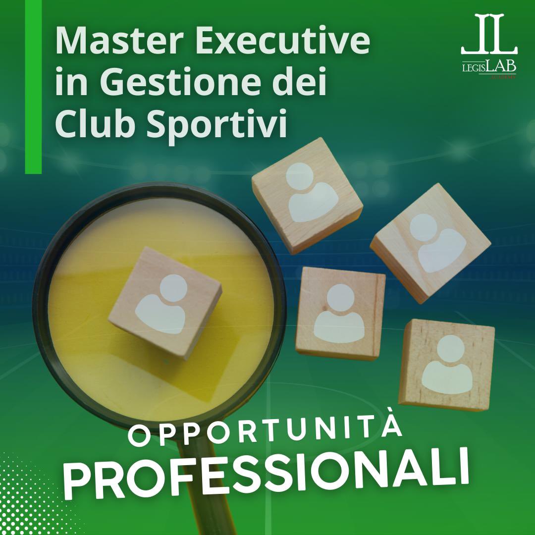 La partecipazione al Master Executive in Gestione dei Club Sportivi apre a un mondo di opportunità con i nostri Partner. Per iniziare, i migliori cv saranno valutati dallo Studio Legale LegisLAB per un inserimento nel team di sports law. 

Scrivi a sport@legislabacademy.com