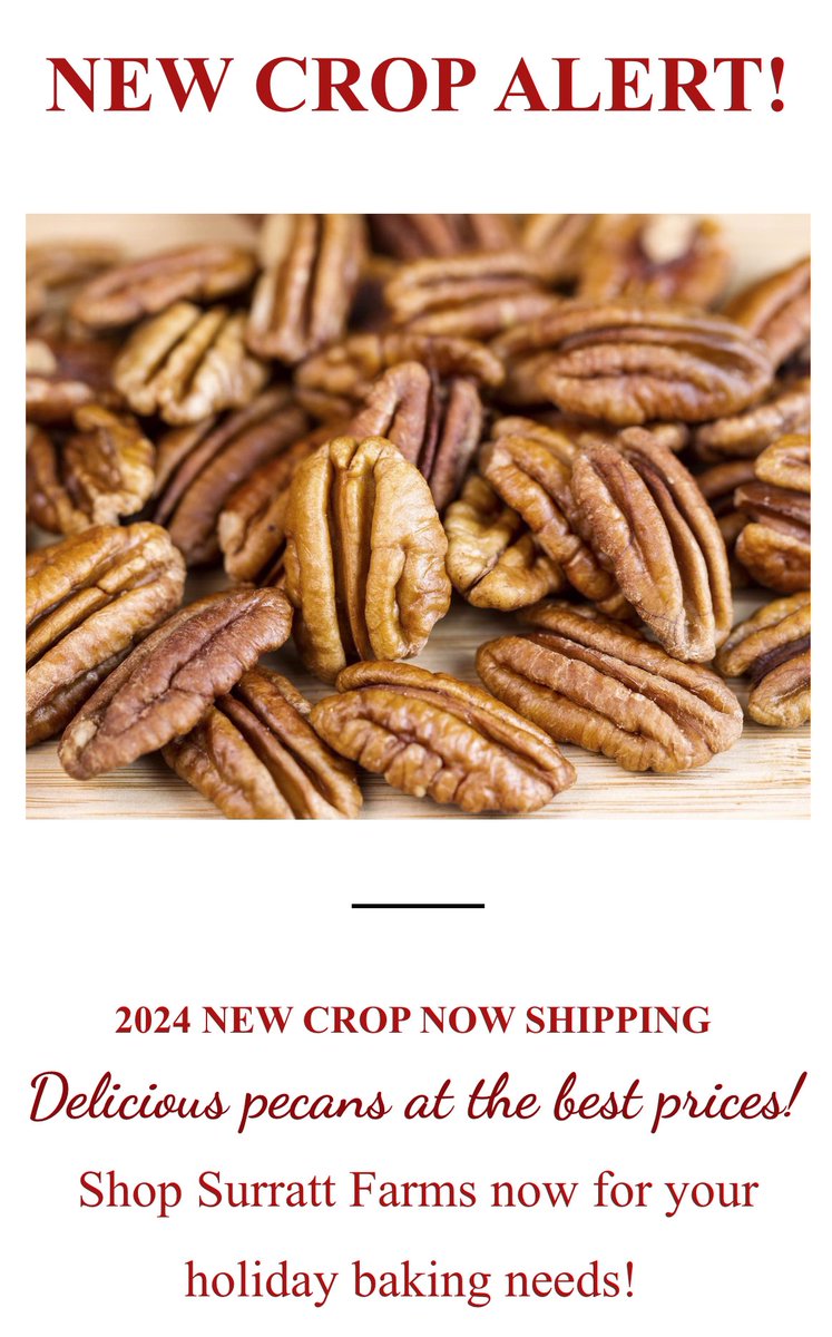 SurrattFarms's tweet photo. 2024 NEW CROP NOW SHIPPING 📦

https://t.co/m5spJY1lZC https://t.co/JHEdKapPRl