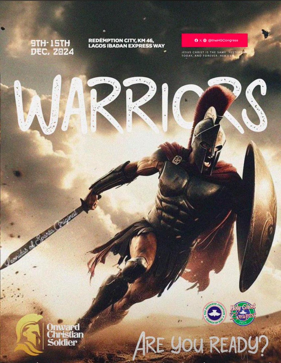 RCCGNAO's tweet photo. https://t.co/C4Fs1CfRi8

Warriors!! Tune in for Day 1! https://t.co/l59I0tamiK