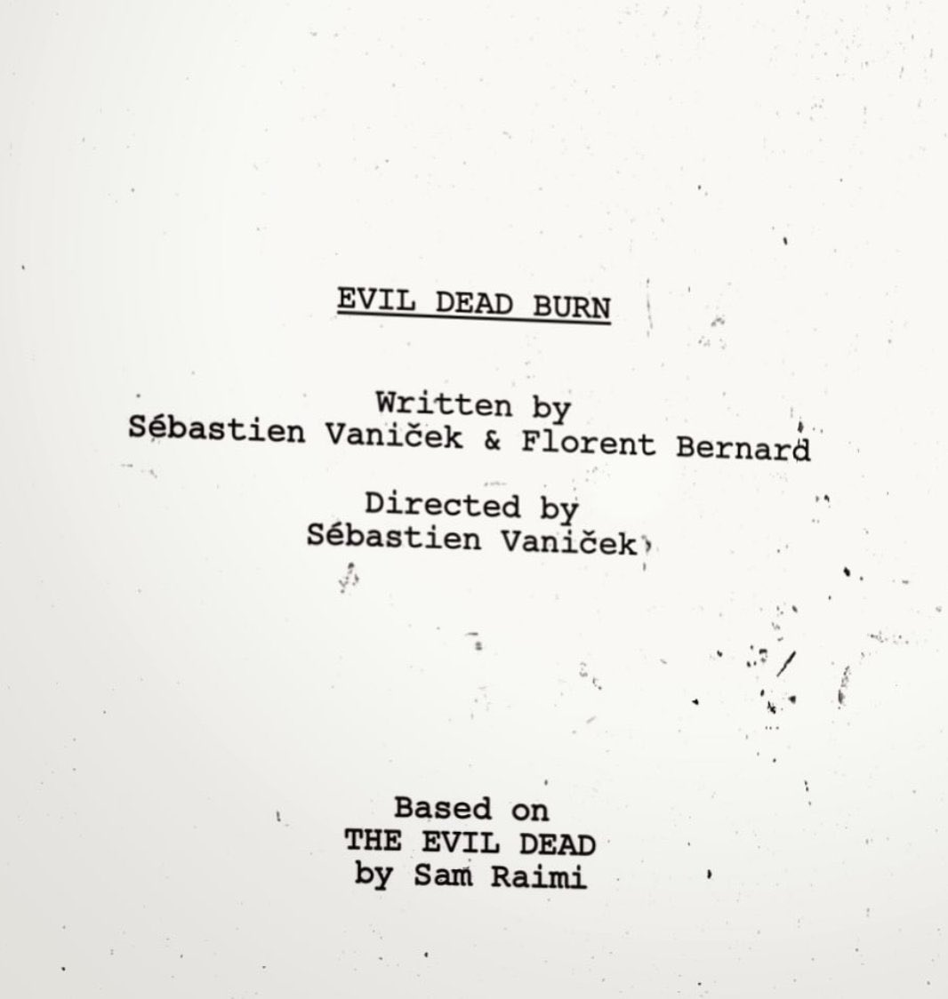 DiscussingFilm's tweet photo. The next ‘EVIL DEAD’ movie is titled ‘EVIL DEAD BURN’ https://t.co/bLgX3CDENX