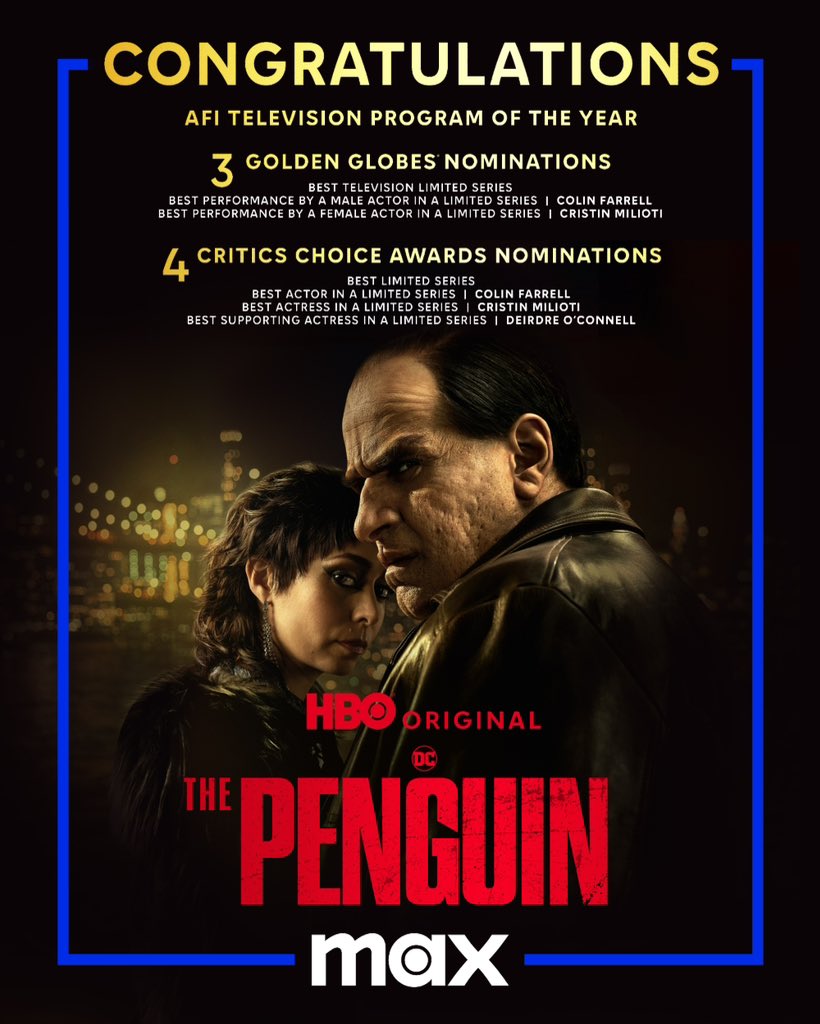 Congratulations to Lauren, Matt, Dylan, Colin, Cristin and all the incredibly talented people who brought this wonderful show to life. ❤️🐧