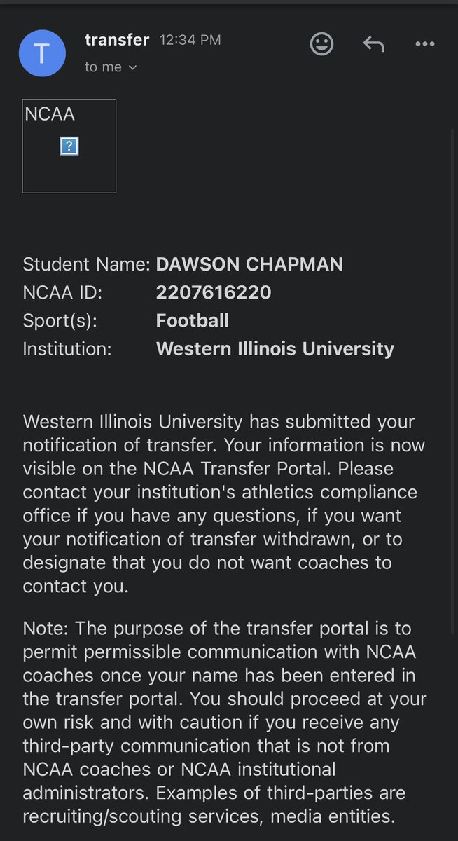 DawsonChapman5's tweet image. Officially in the portal‼️
DMs are open
6’2
230lbs
linebacker
2 years of eligibility