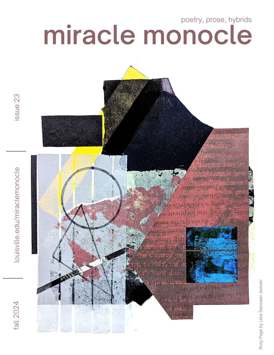 Issue 23 of Miracle Monocle is now available for your reading pleasure: louisville.edu/miraclemonocle
