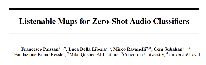 I will attend #NeurIPS2024 in Vancouver this week. If you'd like to connect, feel free to reach out privately!

We’ll present our paper, "Listenable Maps for Zero-Shot Audio Classifiers" (Main Track, Fri 13 Dec 11 a.m. PST - 2 p.m.)

arxiv.org/pdf/2405.17615"

#AI #DeepLearning
