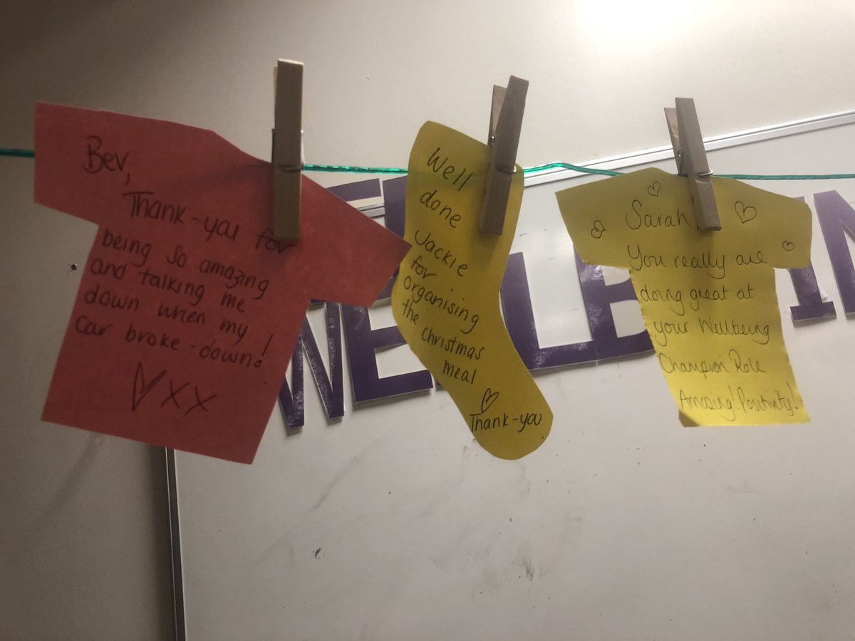 Helen Eckersley (@heleneckersley) on Twitter photo SCMHT (Wigan) have created a washing line of Appre-shirt-ation!
We’re not airing our dirty laundry, we’re providing notes of positivity and thank yous to colleagues, it really does go along way <a href="/GMMH_NHS/">Greater Manchester Mental Health</a> <a href="/Polly_Solomon/">Paula Solomon</a> <a href="/demi_louise11/">Demi Louise</a> <a href="/NatMol722769/">Nat Mol</a> <a href="/carolinemcc/">Caroline McCann</a> SCMHT (Wigan) have created a washing line of Appre-shirt-ation!
We’re not airing our dirty laundry, we’re providing notes of positivity and thank yous to colleagues, it really does go along way <a href="/GMMH_NHS/">Greater Manchester Mental Health</a> <a href="/Polly_Solomon/">Paula Solomon</a> <a href="/demi_louise11/">Demi Louise</a> <a href="/NatMol722769/">Nat Mol</a> <a href="/carolinemcc/">Caroline McCann</a>