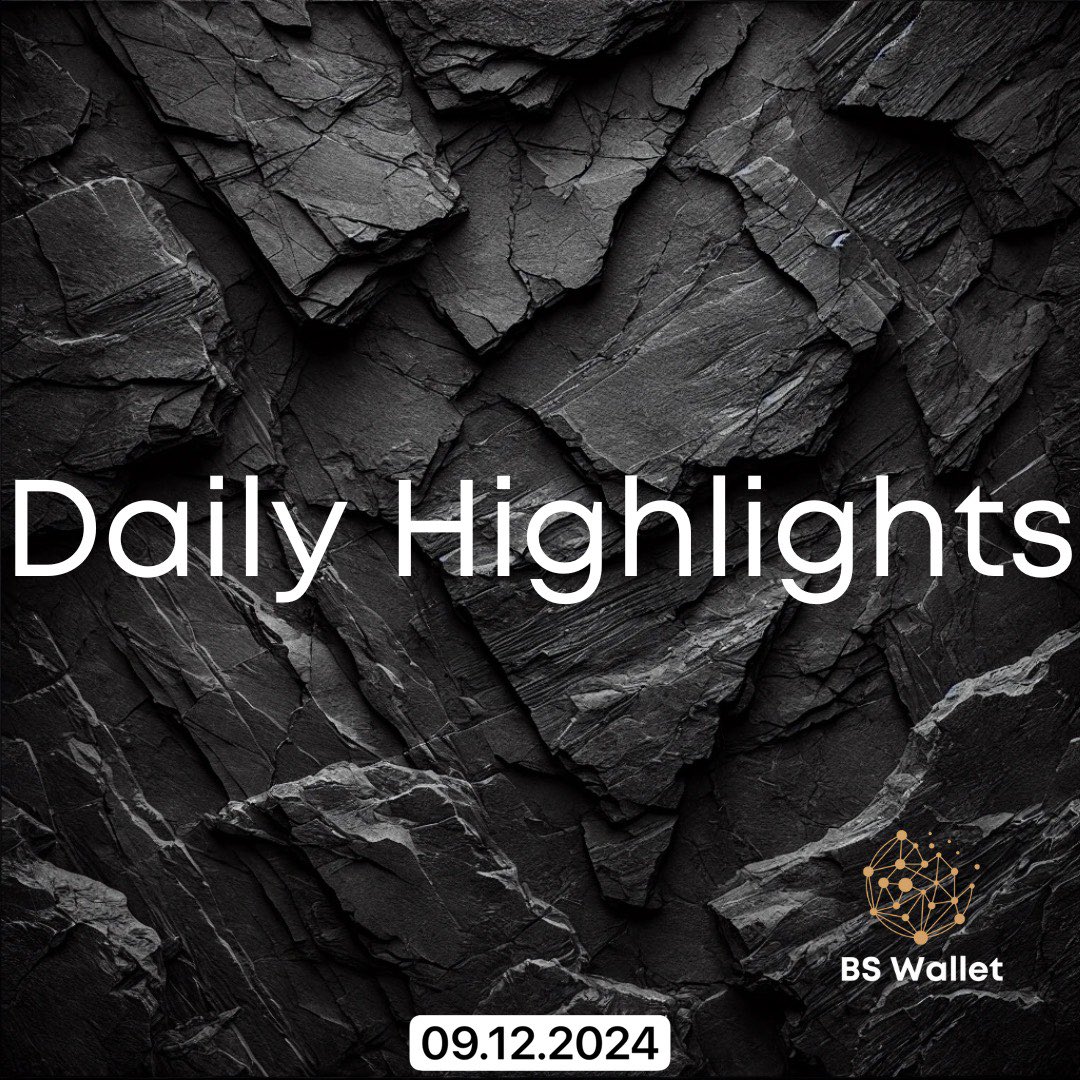 bswallet's tweet photo. 📆 Today’s Crypto Highlights

Here are the most exciting updates from the crypto world today:

📜 SushiSwap’s Jared Grey Unveils Ambitious 2025 Plans
The “Head Chef” of SushiSwap shared bold plans for the decentralized exchange, setting the stage for innovation next year.

🇨🇿 Czech Republic Aims to Become Europe’s Crypto Investment Hub
Czech officials announced new initiatives to attract crypto investments, aiming to establish the country as a European leader in blockchain technology.

🚀 Movement Network Launches Beta Mainnet and MOVE Token
Movement Network has rolled out its beta mainnet and introduced its MOVE token, paving the way for decentralized mobility solutions.

💰 MicroStrategy Buys 21,550 BTC for $2.1 Billion
Between December 2 and 8, 2024, MicroStrategy acquired 21,550 BTC at an average price of $98,783, further solidifying its Bitcoin dominance.

🎵 Heather “Razzlekhan” Morgan Releases New Song
The infamous “Bitcoin rapper” dropped a track reflecting on her separation from a boyfriend she hasn’t seen in over three years.

🔐 WhiteBIT Achieves Highest Crypto Security Certification
WhiteBIT earned CCSS Level 3, the top level of crypto security certification, reinforcing its reputation for robust user protection.

📊 Stablecoin Market Capitalization Surpasses $200 Billion
For the first time, the stablecoin market cap has crossed $200 billion, highlighting its critical role in the crypto ecosystem.

📈 Crypto Investment Products Record Weekly Inflows of $3.85M
Last week saw significant inflows into crypto investment products, signaling growing institutional confidence in digital assets.

🇸🇻 El Salvador to Revise Bitcoin Law with IMF Guidance
The Salvadoran government announced plans to amend its Bitcoin legislation, working closely with the International Monetary Fund.

💳 FLOKI Team Launches Debit Card
The team behind the FLOKI meme coin has introduced a debit card, enabling users to spend their tokens directly.

Stay tuned for more updates as the crypto market continues to evolve! 🚀