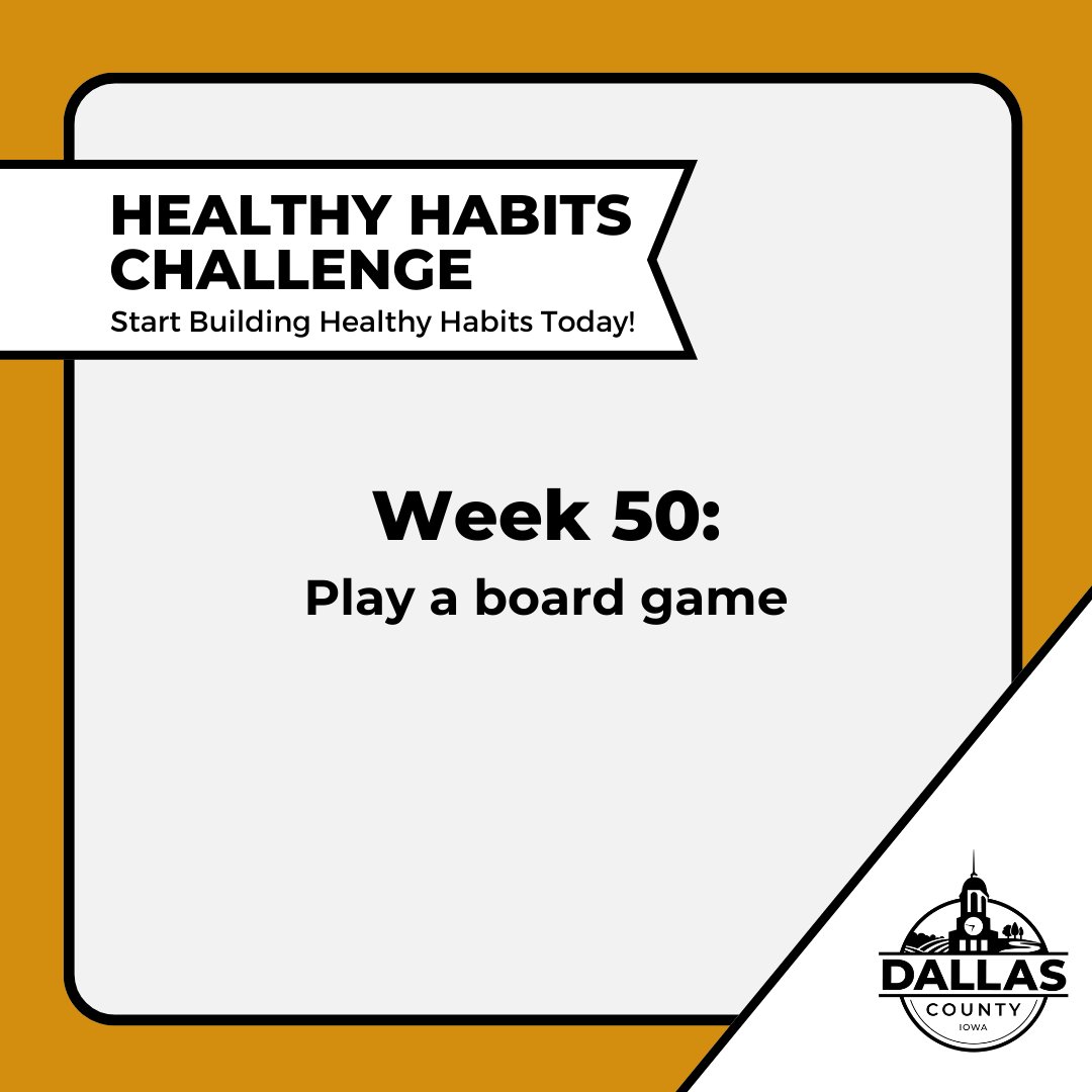 DallasCoHealth's tweet photo. Break out the board games for some screen free fun! #HealthyHabitsChallenge https://t.co/pygXvO7LOg