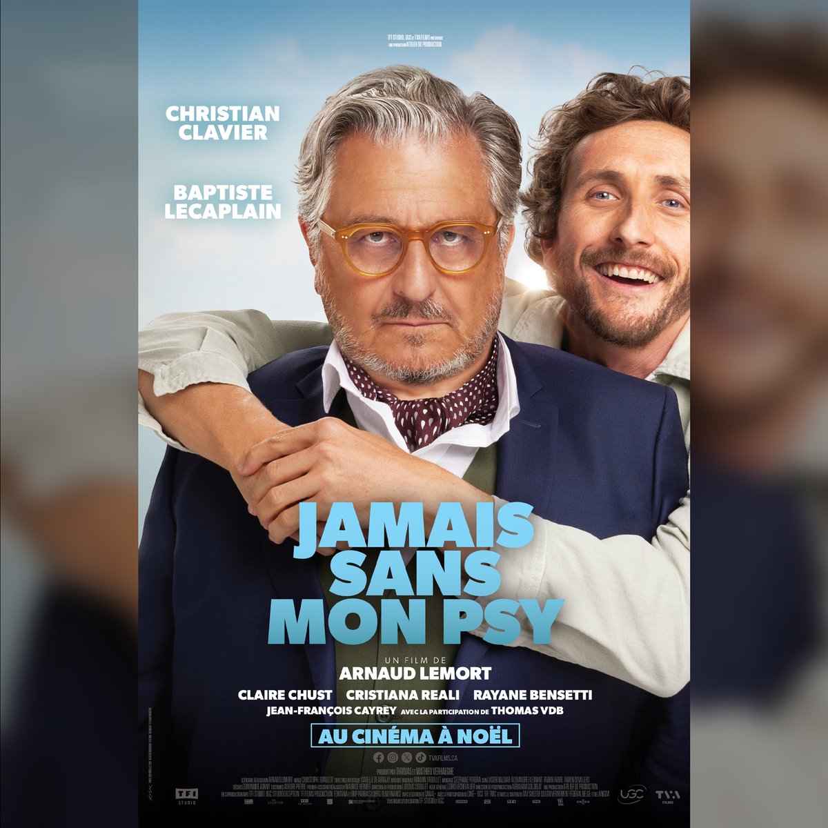 TVAFilms's tweet photo. Découvrez la comédie de fin d'année : 𝐉𝐚𝐦𝐚𝐢𝐬 𝐬𝐚𝐧𝐬 𝐦𝐨𝐧 𝐩𝐬𝐲!

Parce qu’une rencontre parfaite entre un beau-père et son gendre aurait été bien trop simple... 💍

𝐉𝐚𝐦𝐚𝐢𝐬 𝐬𝐚𝐧𝐬 𝐦𝐨𝐧 𝐩𝐬𝐲, au cinéma partout au Québec dès le 25 décembre! https://t.co/wFA6iH7nZM