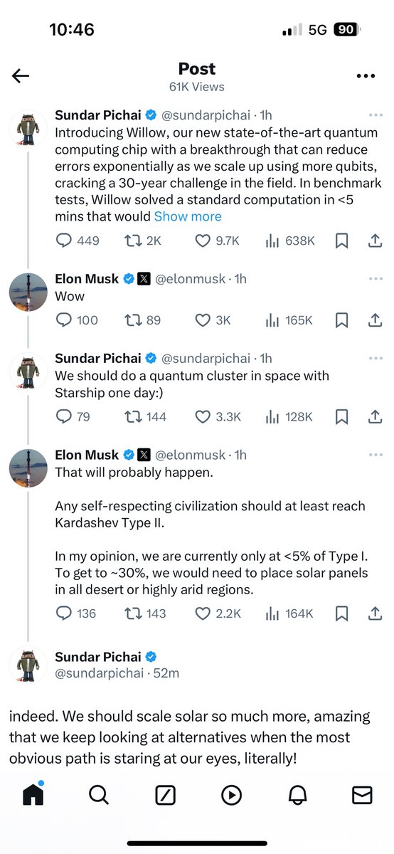 NoemiKhachian's tweet photo. CEOs being CEOs —only on @X :) https://t.co/yQUgLzjYiw