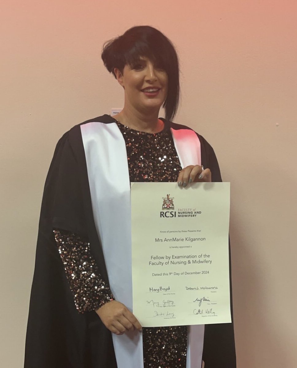 AnnMarie Kilgannon (@amkilgannon) on Twitter photo A fantastic celebration! Congratulations to my fellow graduates and all involved 📜👏 #FFNMRCSI <a href="/RCSI_FacNurMid/">RCSI Faculty of Nursing & Midwifery</a> <a href="/RCSI_Irl/">RCSI</a> <a href="/PGallagherIEHG/">Paul Gallagher</a> <a href="/deirdrelanglang/">Deirdre Lang</a> A fantastic celebration! Congratulations to my fellow graduates and all involved 📜👏 #FFNMRCSI <a href="/RCSI_FacNurMid/">RCSI Faculty of Nursing & Midwifery</a> <a href="/RCSI_Irl/">RCSI</a> <a href="/PGallagherIEHG/">Paul Gallagher</a> <a href="/deirdrelanglang/">Deirdre Lang</a>