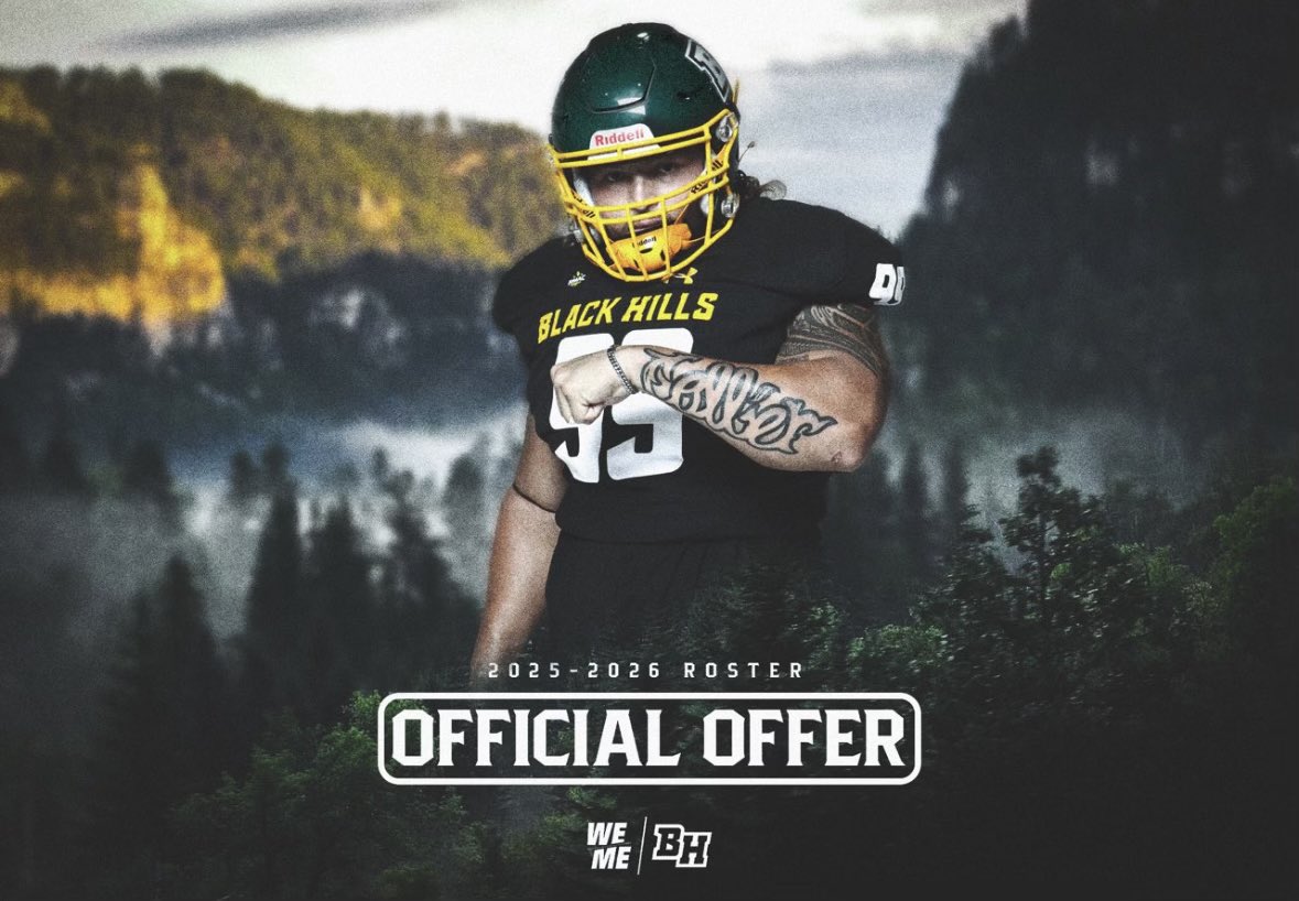 John Niedringhaus (@johnhaus44) on Twitter photo #AGTG After a great call with <a href="/CoachBHopkins/">Brendan Hopkins</a> I am blessed to announce I have received my first offer to play at the next level at Black Hills State. Thank you to <a href="/Ricorick76/">Rick Garcia</a> and <a href="/CoachDalldredge/">Devan Alldredge</a> for their amazing coaching. #AGTG After a great call with <a href="/CoachBHopkins/">Brendan Hopkins</a> I am blessed to announce I have received my first offer to play at the next level at Black Hills State. Thank you to <a href="/Ricorick76/">Rick Garcia</a> and <a href="/CoachDalldredge/">Devan Alldredge</a> for their amazing coaching.