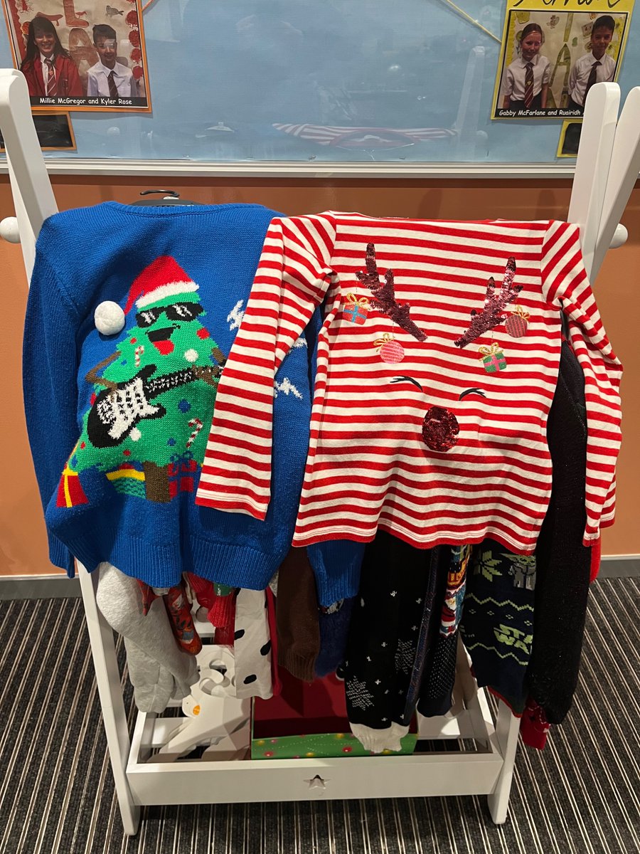 As Christmas Jumper Day approaches (Friday 13th),  we have some preloved Christmas jumpers looking for new homes. You will find our rail in the main school entrance, please pop in and take a look! 🎄🎅🏻☃️