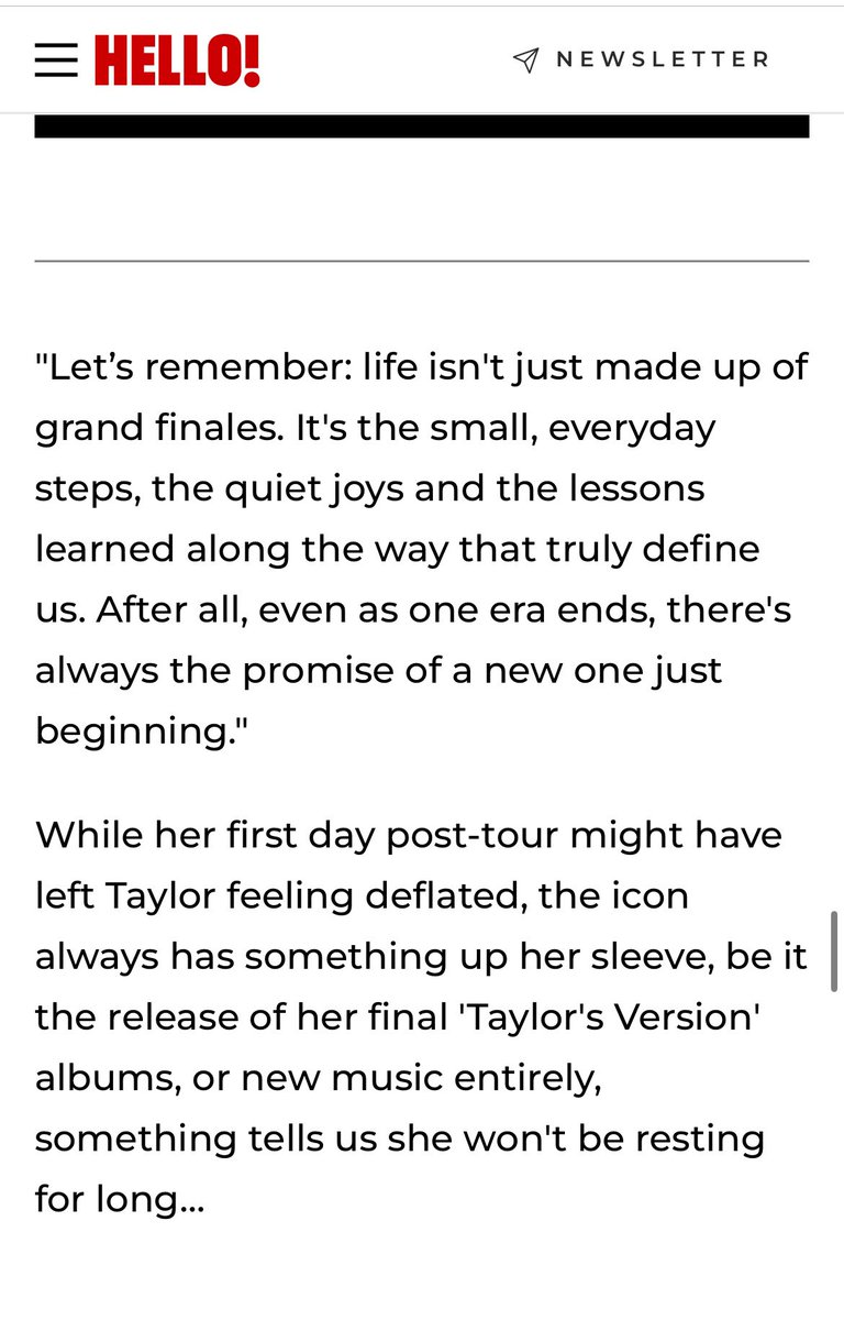 Getting There Podcast (@gettingtherebgs) on Twitter photo Check out my latest article with <a href="/hellomag/">HELLO!</a> āļø
Big milestonesālike Taylor Swiftās iconic Eras Tourābring adrenaline, joy, and a sense of accomplishment. But when the curtain falls, itās normal to feel a bittersweet low. This dip isnāt failure; itās a sign of how much heart you Check out my latest article with <a href="/hellomag/">HELLO!</a> āļø
Big milestonesālike Taylor Swiftās iconic Eras Tourābring adrenaline, joy, and a sense of accomplishment. But when the curtain falls, itās normal to feel a bittersweet low. This dip isnāt failure; itās a sign of how much heart you