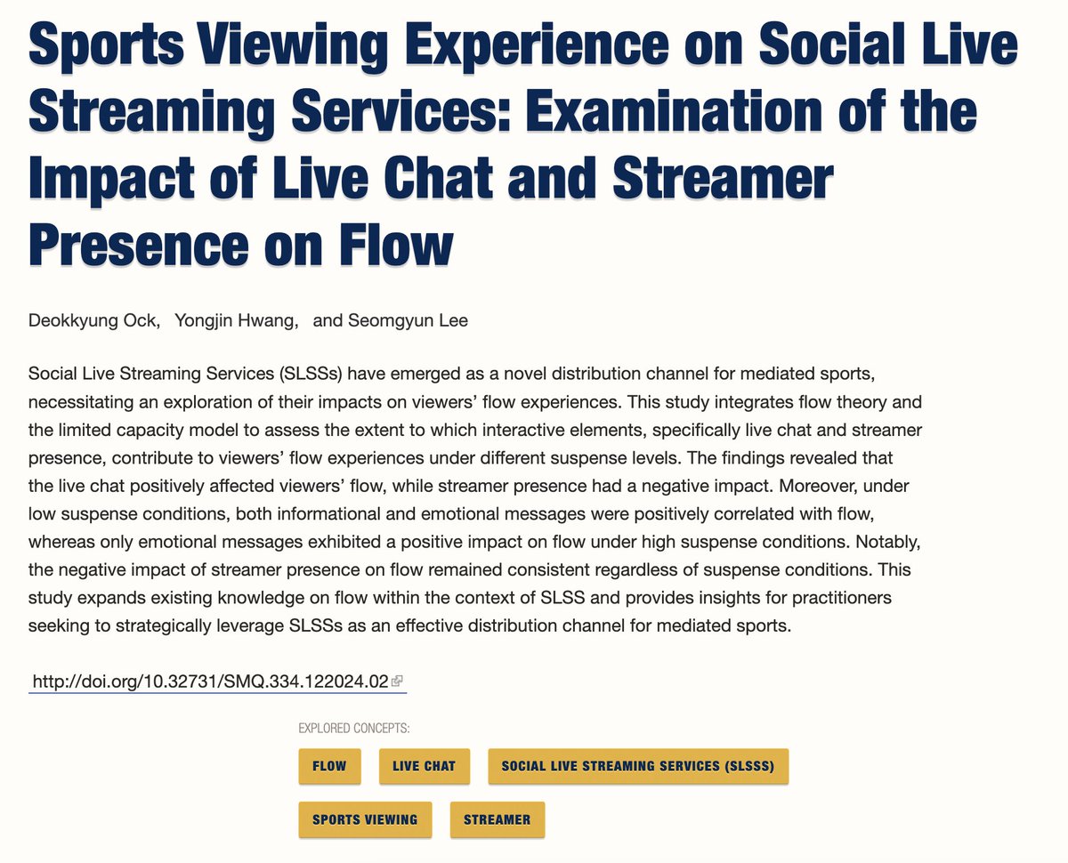 Sport Marketing Quarterly (SMQ) tweet media