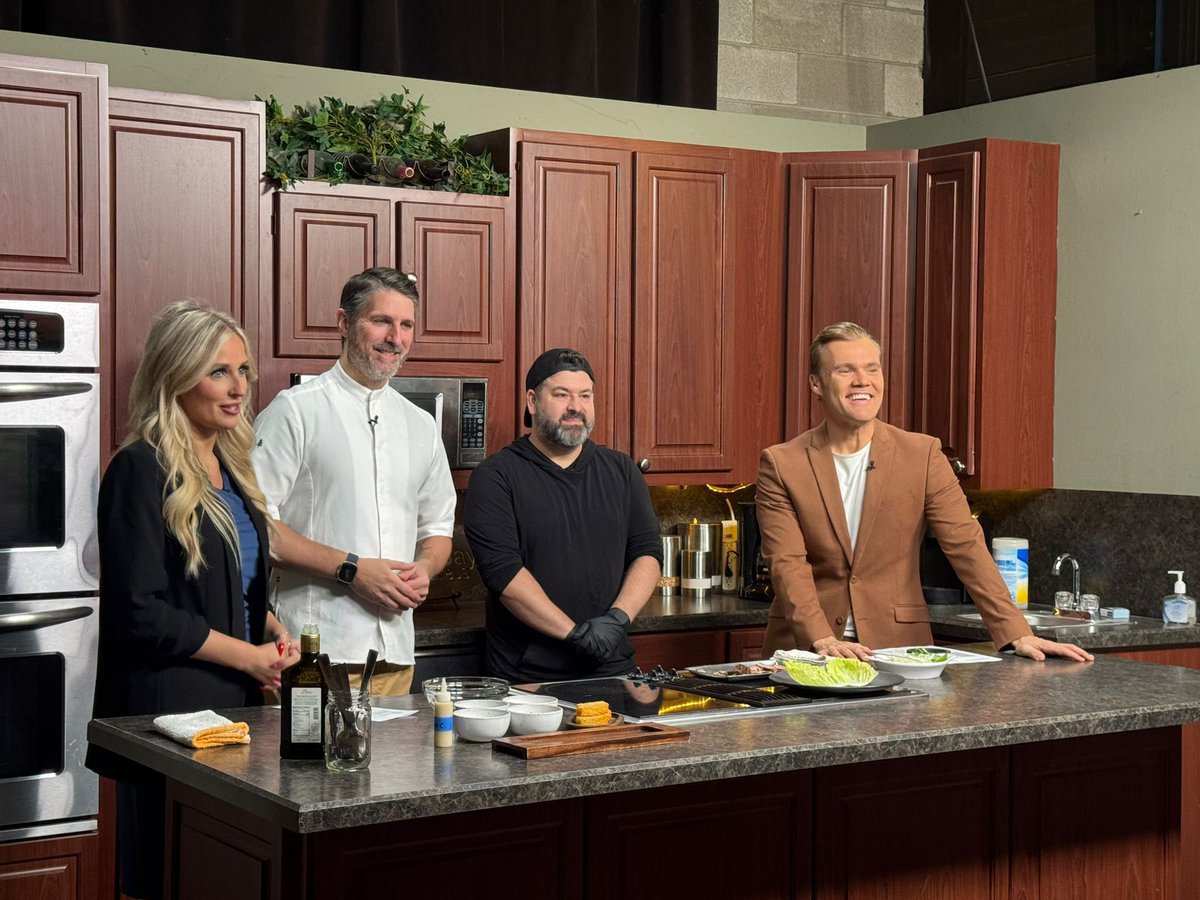 chefSLarocca's tweet photo. About today morning 🔥 We went to Good Day Columbus to cook with my friend and chef BJ Lieberman to promote this Friday's event in FYR Short North! There are going to be a lot of surprises! Todd Goodwin BJ Brett Fife James and I will be expecting you! https://t.co/2c1fy41Ozp