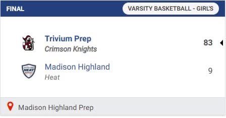 coach_maynard's tweet photo. Friday Nights JV and Varsity Basketball Games were one for the record books...we had a (Fr) Grace Brown drop a total of 50 Points, we had a (Jr.) Madie Hagar score 36 points and set the Trivium's Girls Basketball Individual Game Scoring Record. Come on out tonight as we play Odyssey Prep tonight at Trivium Prep 2:30pm and 5:30pm