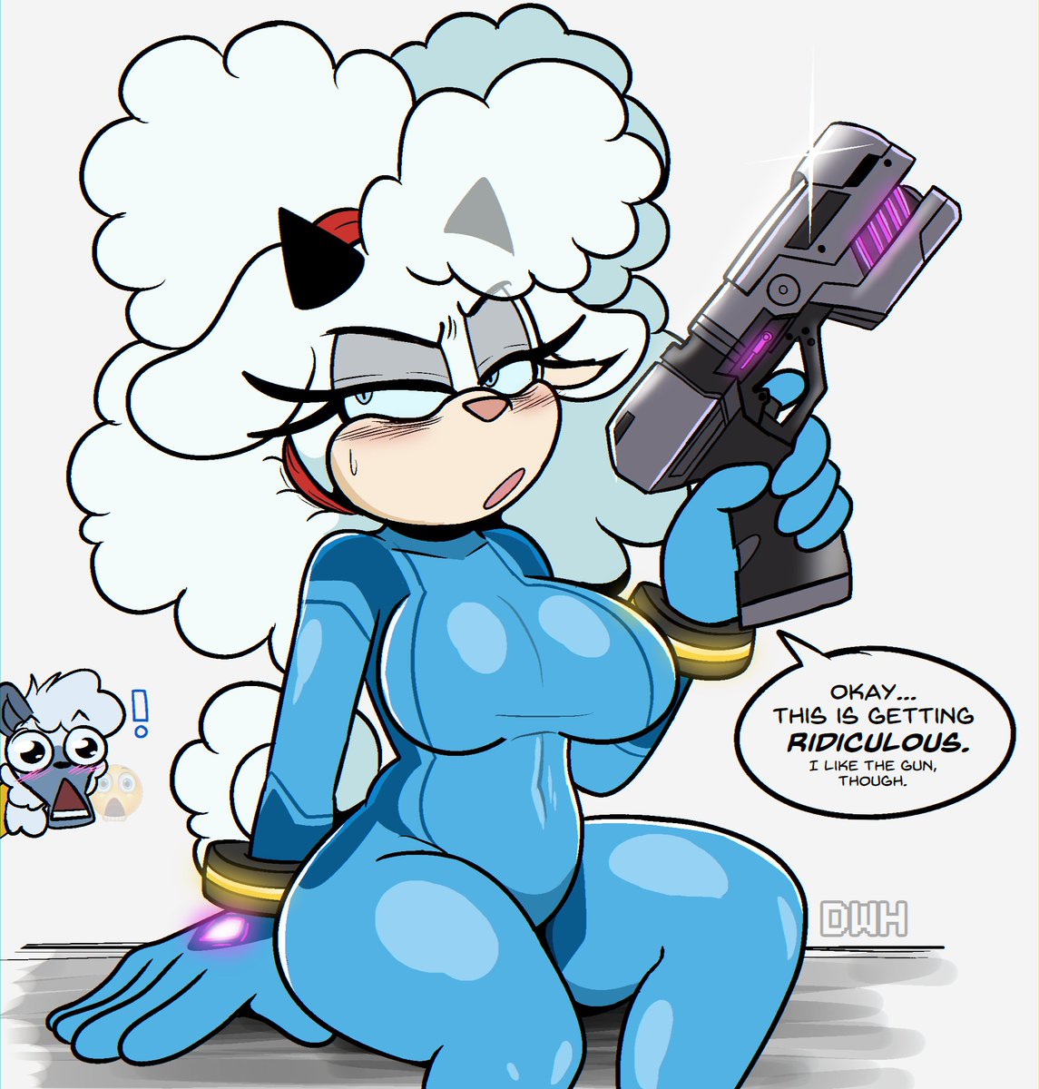 darkwolfhybrid's tweet photo. i did some searching and have not seen anyone draw lanolin in the zero suit...can i cook? https://t.co/sK4uaSTOns
