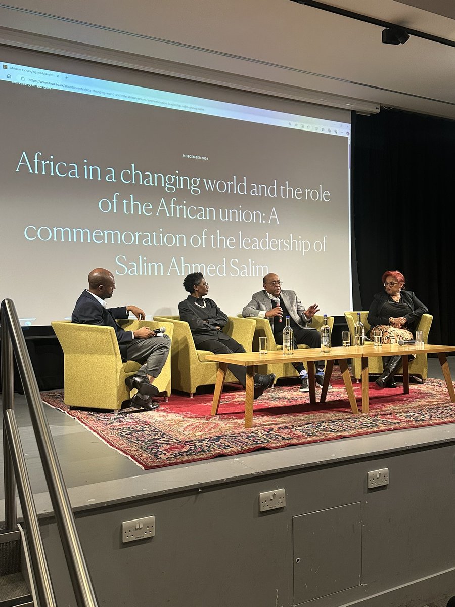 CAS_SOAS's tweet photo. “Do you know that 90% of AU’s operation budget is funded by the EU?” - Sir Mo Ibrahim @SOAS @DrSalimArchive
#SASLectureseries https://t.co/hkxxDYb88r