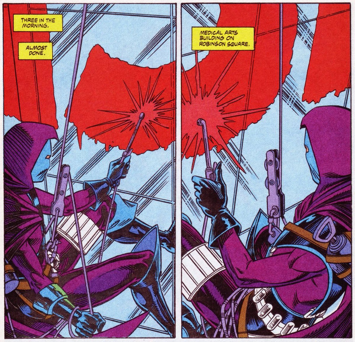 timhanley01's tweet photo. 26. It took a long while for Stephanie Brown to become Batgirl. She first debuted in Detective Comics in 1992 as Spoiler, intent on foiling her villainous father, the Riddler ripoff Cluemaster. #NeverASidekick https://t.co/4l6zJF0ey7