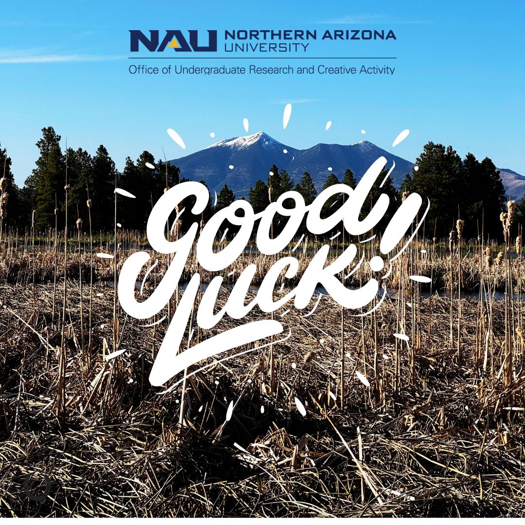 Good luck on finals this week, lumberjacks! You got this.