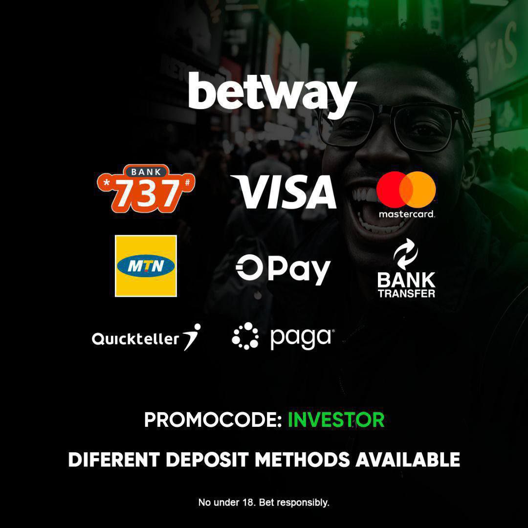 TheFtXMaestro's tweet photo. Summary of our Betway games for today! Don’t miss it 🔈! 

100 odds: U1FA9EFEA (UCL STRAIGHT WINS)

100 odds: U1FA9EFF0 (UCL DOUBLE CHANCE)

200 odds: U1FA9EF86 (UCL ACCA)

—————————//—————————-

No Betway account, Register quickly here 👇
https://t.co/1q4fMSztPc

Promo Code: INVESTOR 

#BetResponsibly 🔞