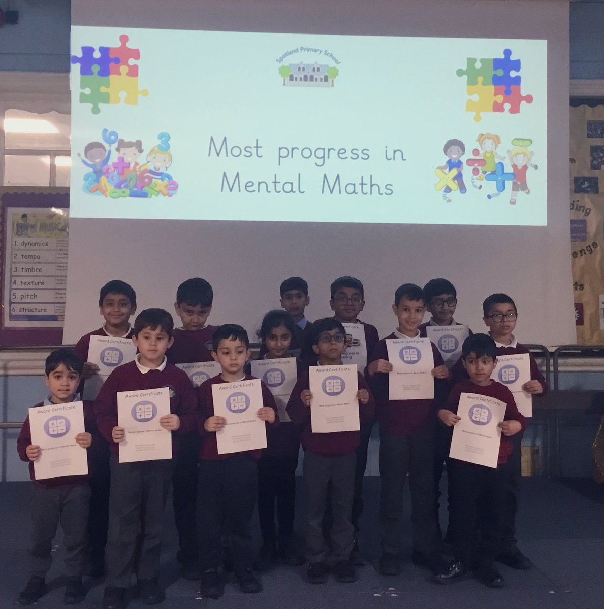 🔢Congratulations to the children who made the most progress in Mental Maths.