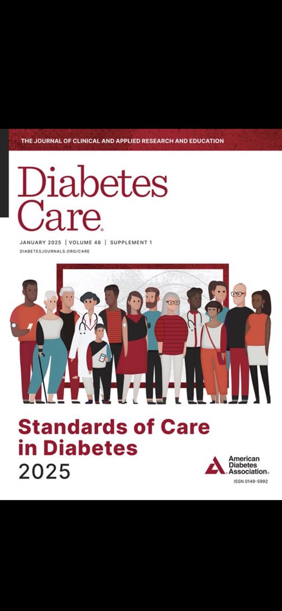 ¡Ya estamos casi todos!🎉
Publicados los "Standards of care in diabetes 2025".💙

Aunque los que sabeis lo que es bueno, esperais los resúmenes📝 que elaboran nuestros compañeros del #BlogDe Mateu, ¿verdad?😉

Stay tuned, ¡en breve los tenemos por aquí!👏

diabetesjournals.org/care/issue/48/…