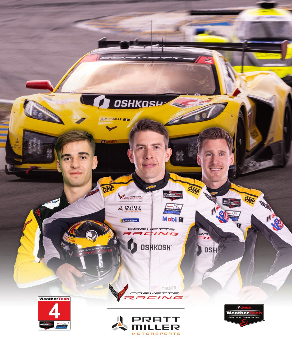 🔔 Announcing Our 2025 GTD Pro Driver Lineup! 🔔

The Corvette Racing by Pratt Miller Motorsports team is locked and loaded, ready to tackle the Rolex 24—our 26th consecutive run at Daytona’s iconic twice-around-the-clock race!

Rolex 24 Drivers - #3 Car:

Antonio Garcia: