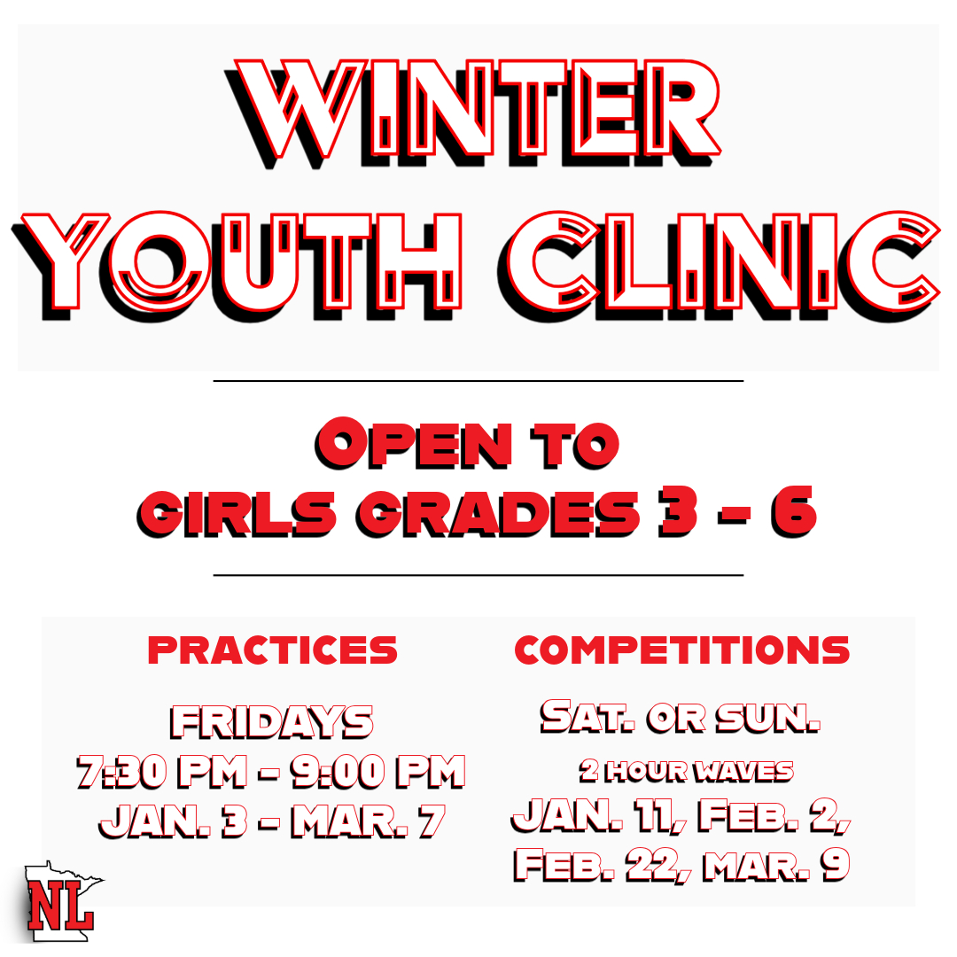 Our Winter Youth Clinic is almost full, so hurry and secure your athlete's spot today! 👏🏼 This program includes practices and competition, open to girls grades 3 - 6. 

For details and registration, please visit:
northernlightsjuniors.org/programs/winte…