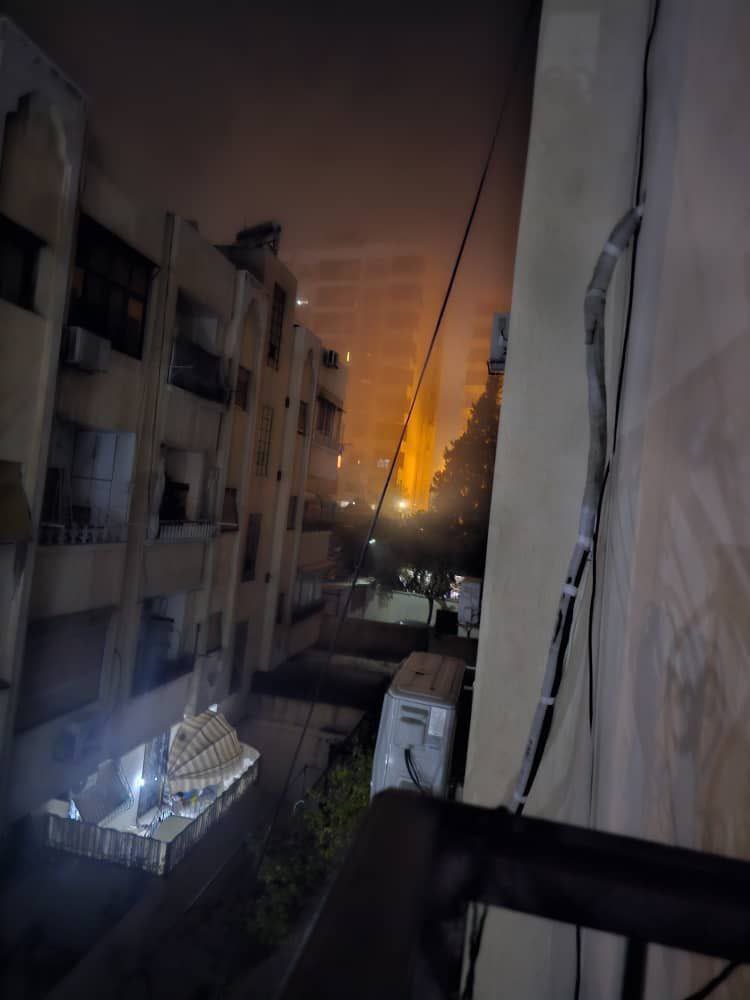 planet_monitor1's tweet photo. BREAKING: Israeli airstrikes across Damascus, Syria. One of the raids destroyed the scientific research center in Barzeh area of ​​Damascus.

 https://t.co/PiSpUXINyQ