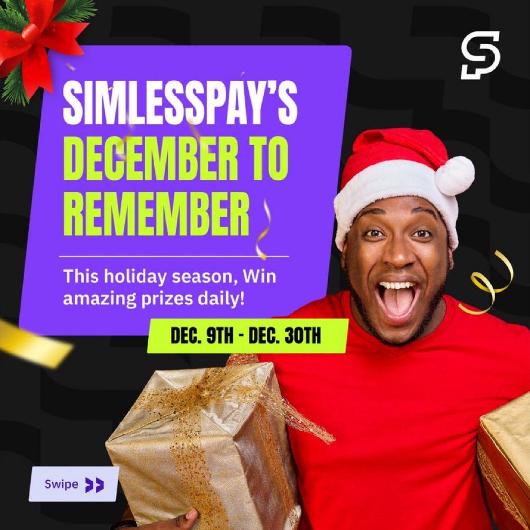 njamasi_'s tweet photo. Send more than just money to your loved ones in Nigeria this December – send love and joy with SimlessPay's convenient and reliable service! #SimlesspayDecemberPromo https://t.co/nD2Jdsj986